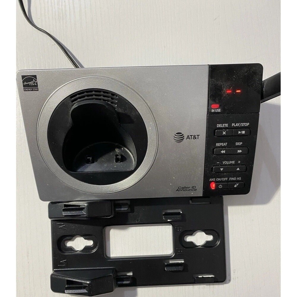 AT&T CL82307 DECT 6.0 Base Station Smart Call Blocker Answering Machine Cord